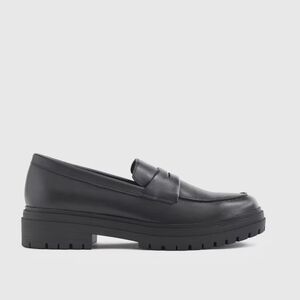 Quince Italian Leather Lug Sole loafer - black